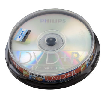 飞利浦PHILIPS 光盘DVD+R 16X 4.7G 50片/筒 DVD