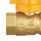 达柏林 黄铜带锁燃气阀 N4标准 DL1862 DN20