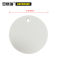 安赛瑞 圆形空白塑料分类吊牌 14799白色 空白 直径38.1mm