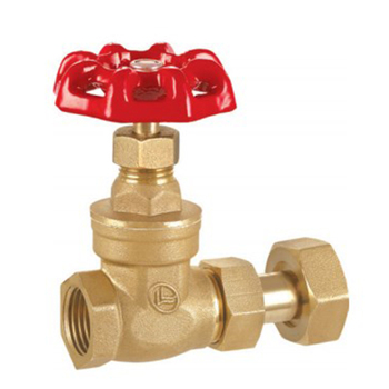 达柏林DOUBLE DL4039黄铜水表活接闸阀 25*25