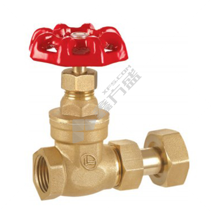 达柏林DOUBLE DL4039黄铜水表活接闸阀 25*25