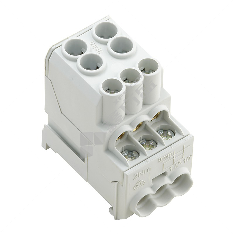魏德米勒 次級分配模塊 WPD 100 2X25/6X10 GY