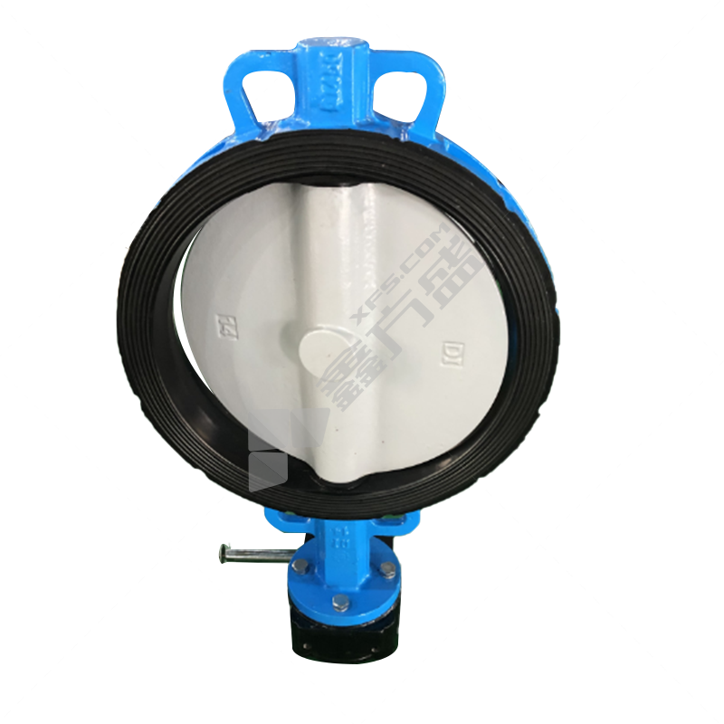 上海良工 涡轮铸铁对夹式蝶阀挂胶体 DN65 D371X-16Q PN16