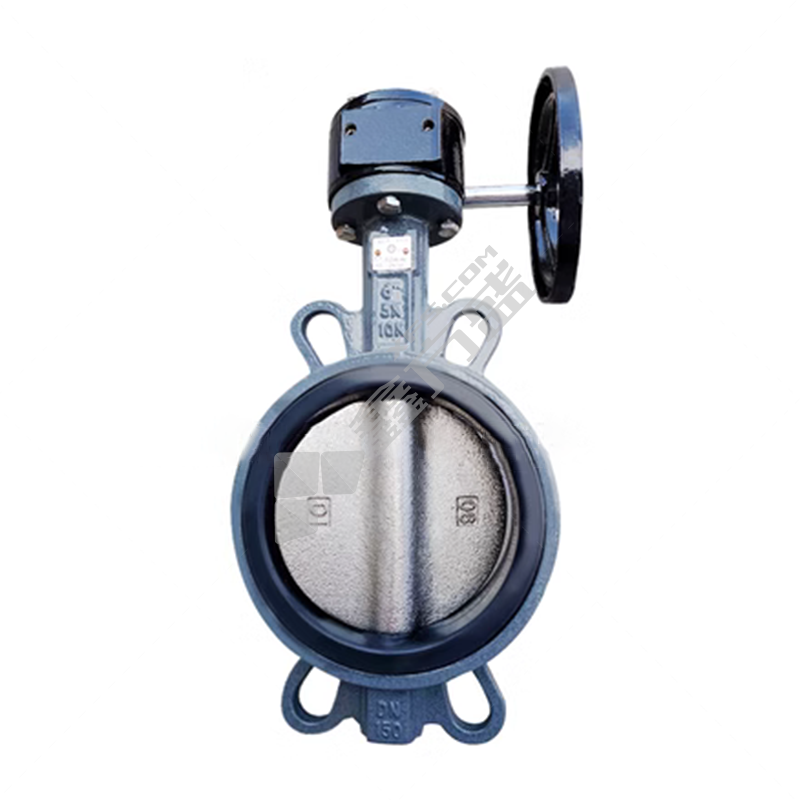 上海良工 涡轮铸钢对夹蝶阀 PN16 D371X-16C-65