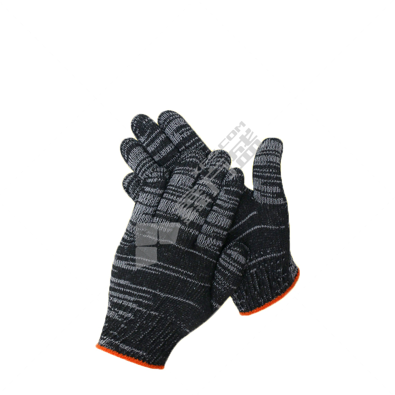 线元素 灰纱加丝300克线手套 300g 灰黑色 SH300