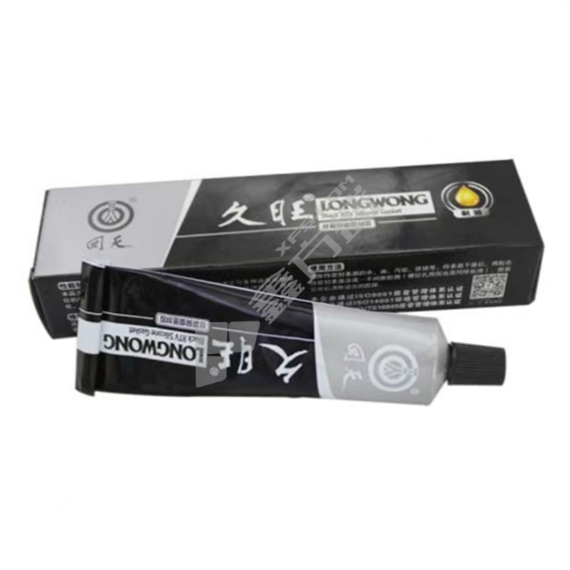 回天 黑久旺硅酮免垫密封胶 55g 黑色 