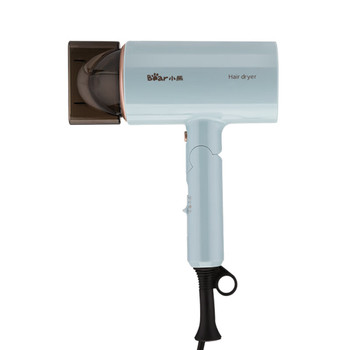 小熊 折叠便携快干护发电吹风 1400W 天蓝色 DCF-C14R5