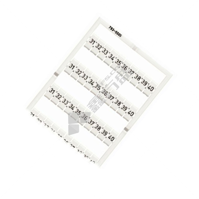 WAGO WMB接线端子标记卡 793-5505