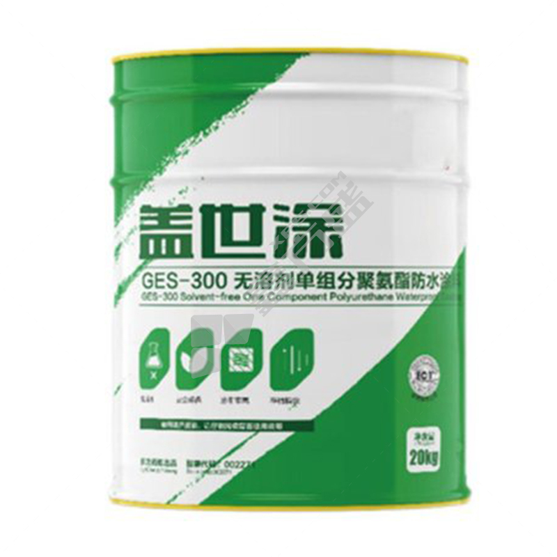 东方雨虹YUHONG 盖世涂GES-300 单组分聚氨酯防水涂料 工程装 20kg