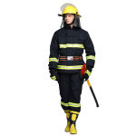 谋福 3C认证消防服五件套 654 180码 黑色