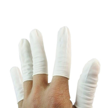 谋福 防滑工作橡胶手指套 8796 均码 白色