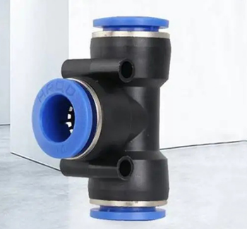 冰禹 快速接頭 BYQD-108塑料快插快速接頭 t型三通PE 接8厘管