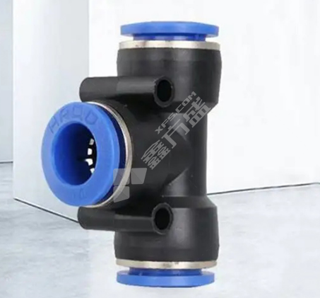 冰禹 快速接頭 BYQD-108塑料快插快速接頭 t型三通PE 接8厘管