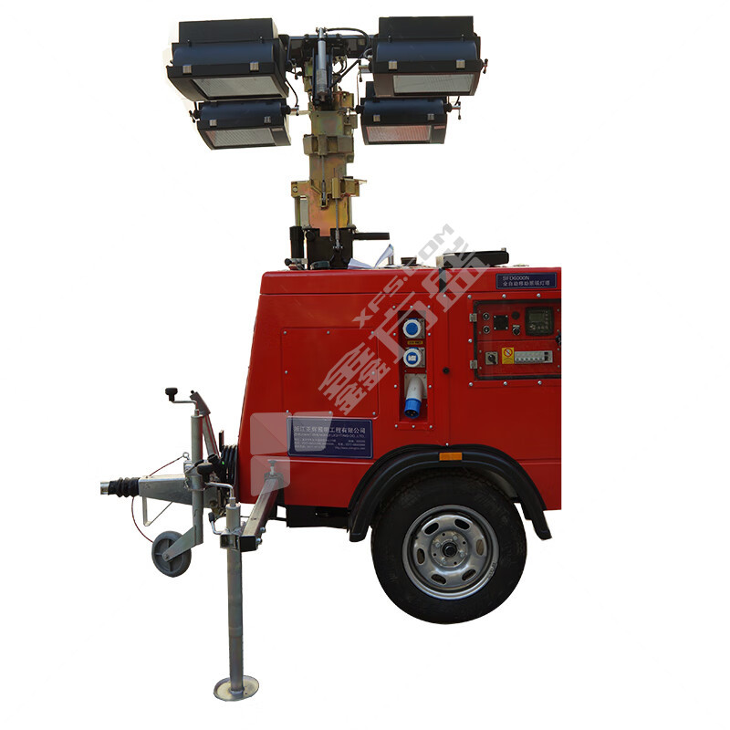 正辉 全方位移动照明灯塔 太阳灯SFD6000N YZH4-6FA  金卤灯 IP21 220V 4*1000W