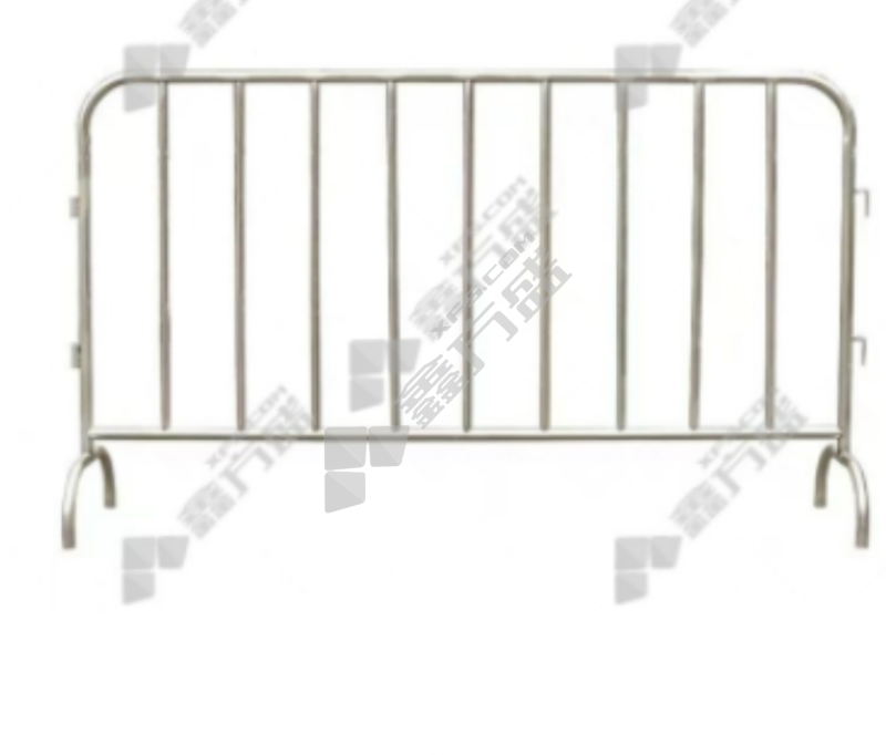 不锈钢铁马护栏 不锈钢铁马护栏长度2.0m高1.2m竖管15cm间距，横杆高//