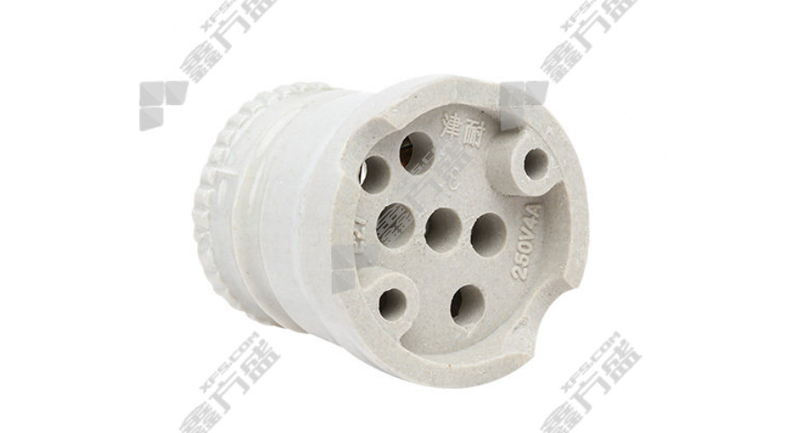 正辉照明 瓷灯头 E27/27 螺口 220V 50HZ 全螺纹 含一字固定架