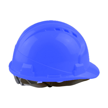 汉盾 HD-HT35 三筋HDPE透气安全帽 蓝色 