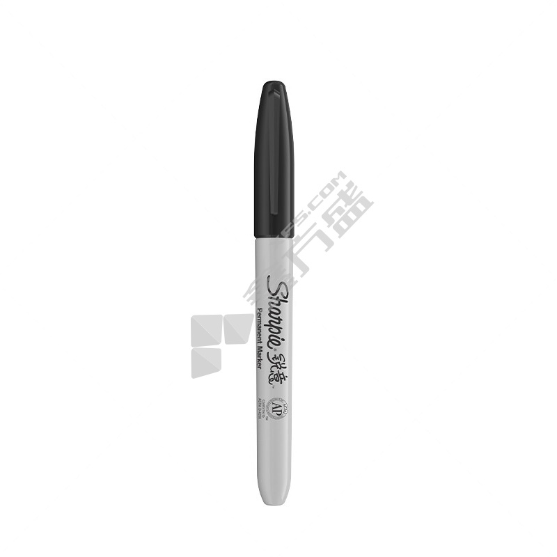 锐意 防褪色马克笔 黑色 单头 1.0mm