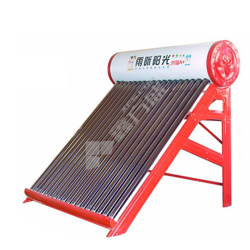雨昕阳光 用户单机 太阳能热水器 Q-B-J-1-155/2.65/0.05 二级 155L 端盖红色 桶身白色