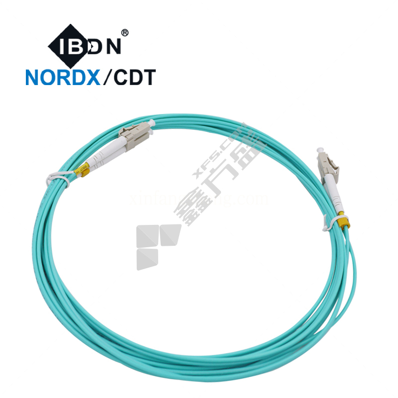 IBDN 万兆多模双芯光纤跳线 LC-LC 5米 AF755.2LC-LC-05 蓝色