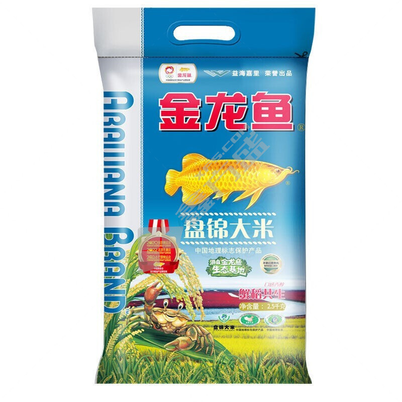金龙鱼 蟹稻共生盘锦大米 2.5kg