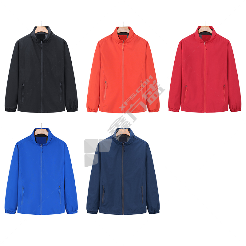 左诗丹伦 1861春秋款简约冲锋衣 2XL码 桔色