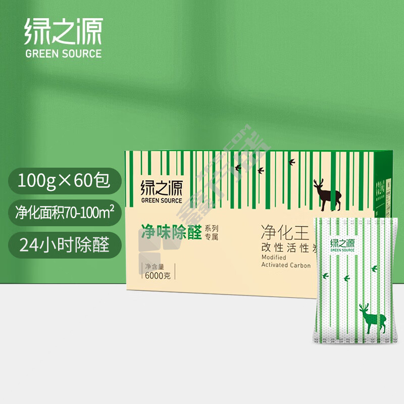 绿之源 Z-4096 净化王活性炭 6kg Z-4096