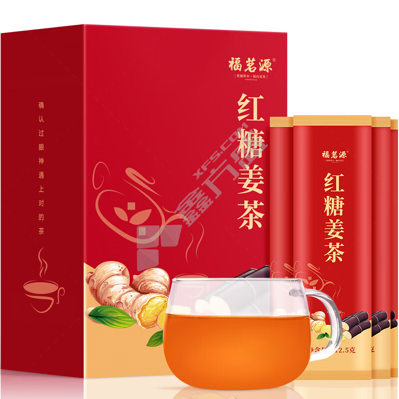 福茗源 P00533 红糖姜茶20条盒装 250g