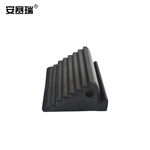 安赛瑞 橡胶三膜空心止退器 30*25*15.5cm 黑色 310933
