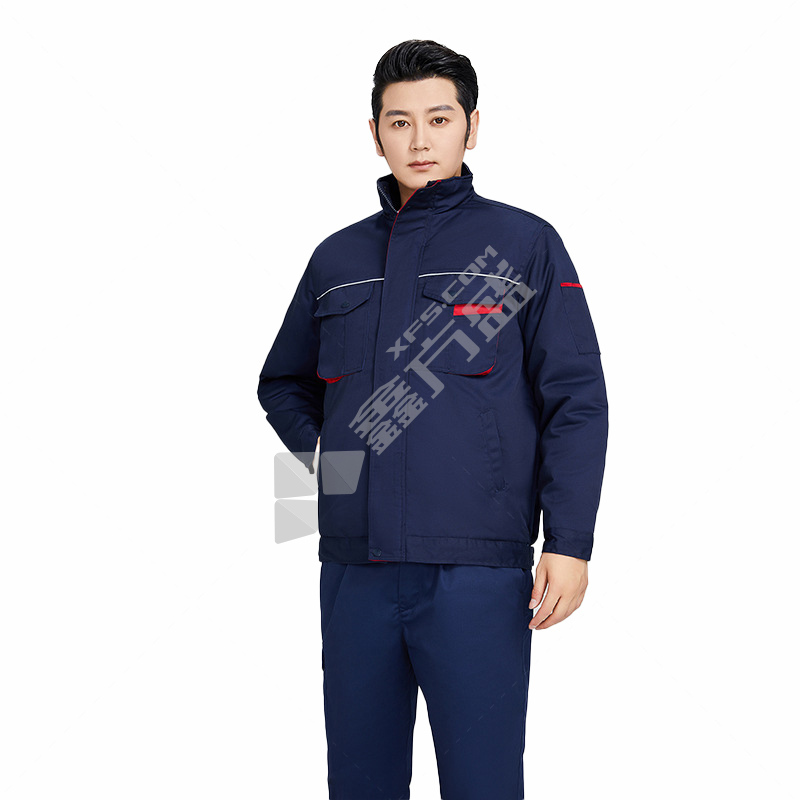 拓普瑞 036C-2 冬季一体棉服 190 藏蓝色