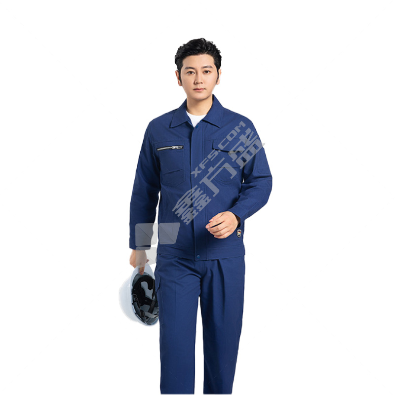 拓普瑞 G105春秋款高端防静电工作服 185 警蓝色