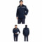 拓普瑞 T101冬季可拆卸防静电耐酸碱防水棉服 180 藏蓝色