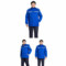 拓普瑞 T103冬季可拆卸防静电耐酸碱防水棉服 175 艳蓝色