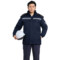 拓普瑞 T101冬季可拆卸防静电耐酸碱防水棉服 180 藏蓝色
