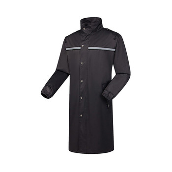 燕王 雪克斜纹制服式长款风雨衣 XL 深藏青 5008