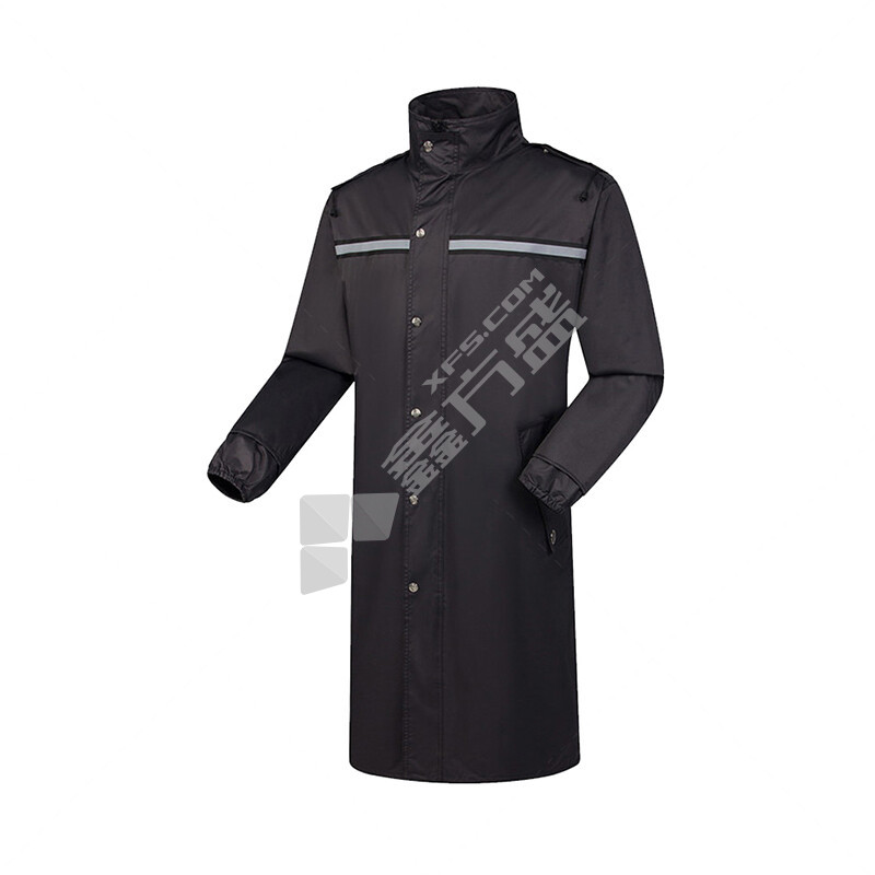 燕王 雪克斜纹制服式长款风雨衣 XL 深藏青 5008
