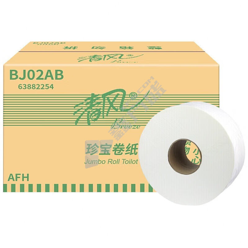 清风 BJ02AB 大盘纸 BJ02AB 2层 120*92mm