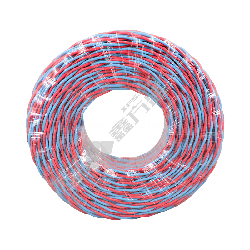 江南 100米 双绞线 RVS 300/300V 2*1.5平方 红蓝色