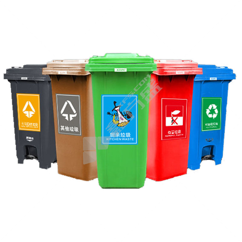 海斯迪克垃圾桶分类标识贴纸 15×20cm HK-5010 16厨余垃圾