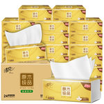 清风 原木纯品加厚家用抽纸 3层 120抽 24包/箱 BR64SJE4-8T