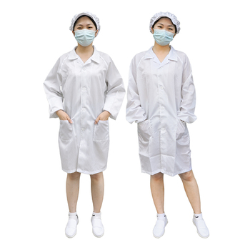 兴业卓辉 5mm条纹布料防静电大褂衣 2XL码 蓝色 05.750.046592