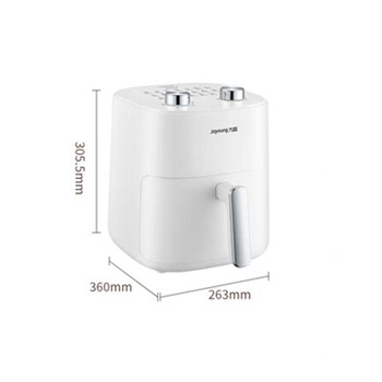 九阳 家用不沾易清洗空气炸锅 1500W 5L KL50-J661 白色