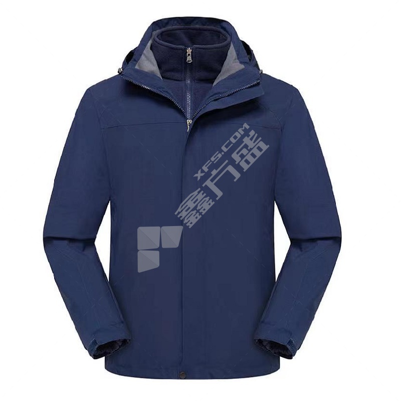 LaNiclook 2023SF177 摇粒绒三合一冲锋衣 XL码 桔色 2023SF177