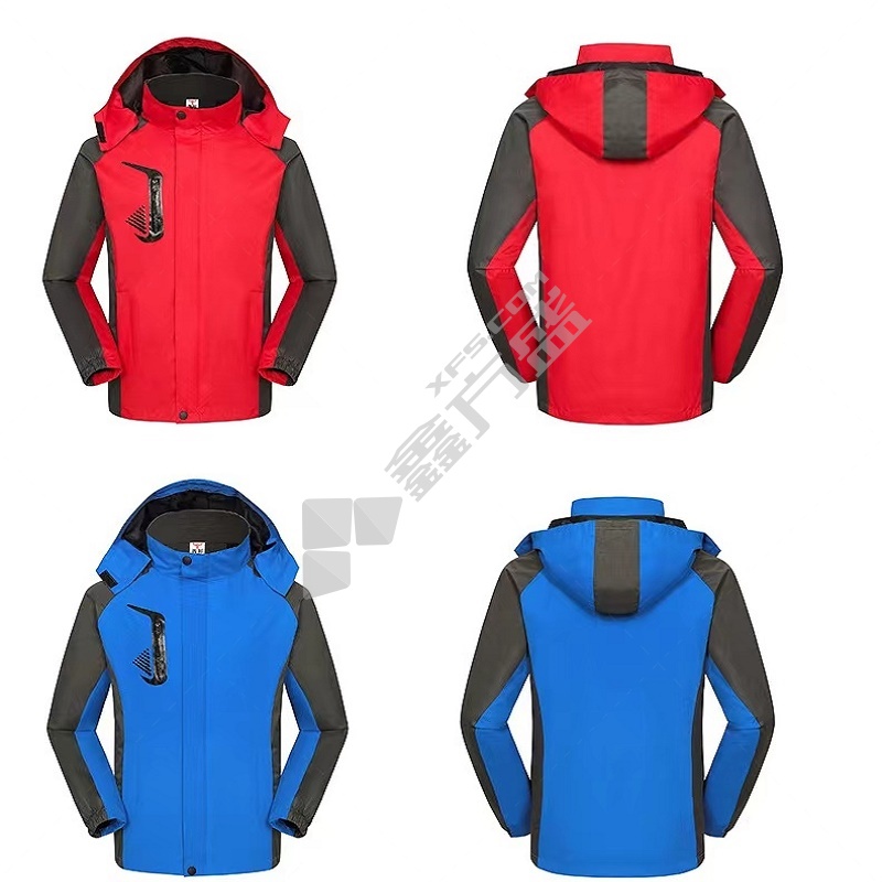 LaNiclook 2020SF173 加绒一体冲锋衣 2XL码 红色 2020SF173