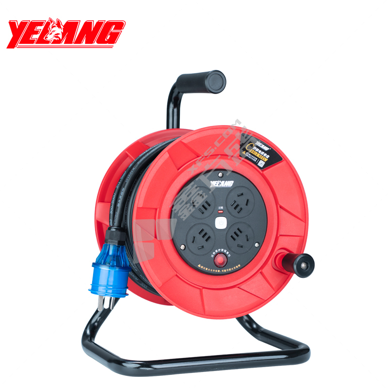 野狼 三角架电缆盘YL24011020 YZW 3*2.5 20米 10A*4 250V