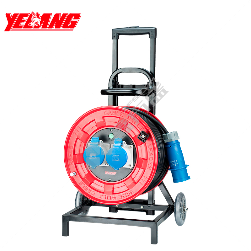 野狼 小车式电缆盘YLC33071130 YZW 3*4 30米 32A*2 250V