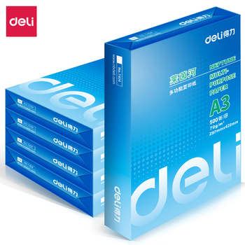 得力 7406 莱茵河复印纸 70g 7406