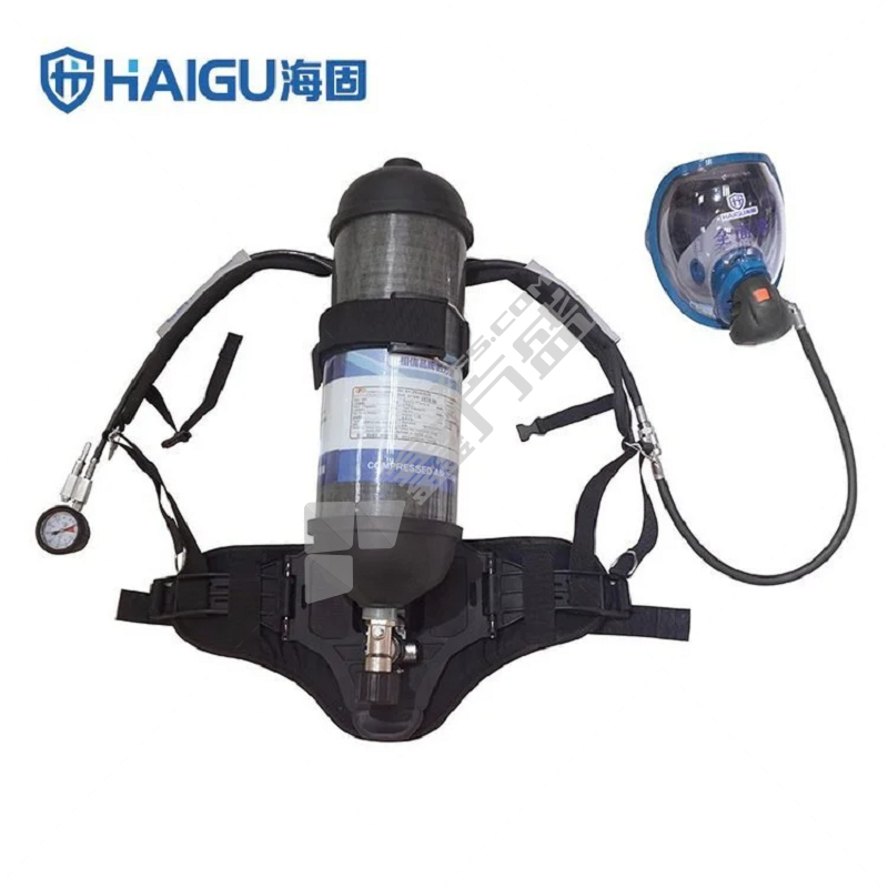 海固 GB工业常规套装自给开路式压缩空气呼吸器 HG-RHZKF12/30/12L常规