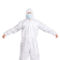 沸耐笙 一次性连体带帽脚SF透气膜防护服 XL 白色 FNS-02252-60g加厚款无脚