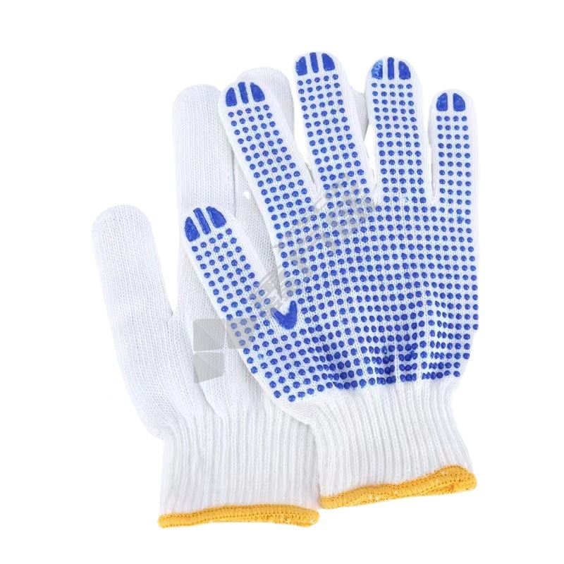 灯罩棉点胶手套600克/包 10针 600g 蓝色 12付/包